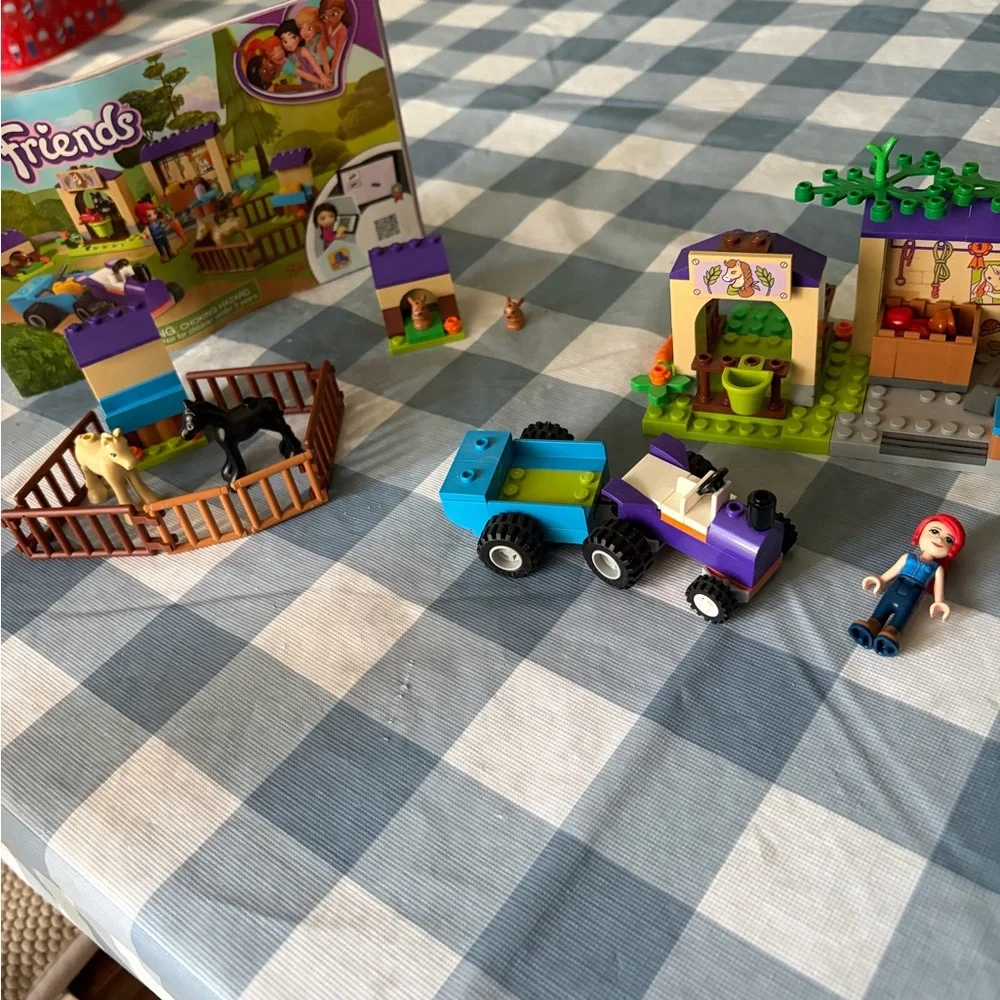 LEGO Friends Purple and Blue Horse Stable & ATV Playset